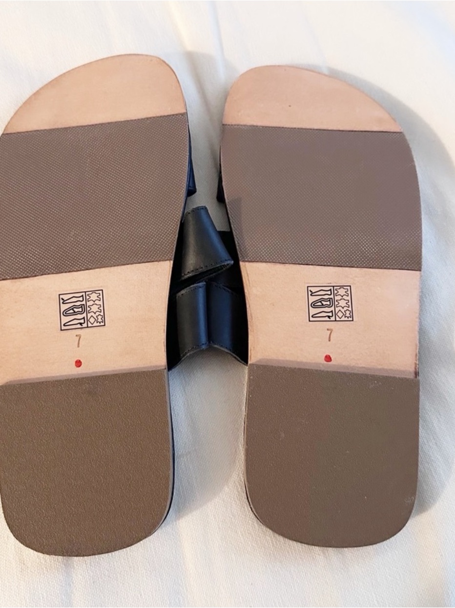 Nwob Free People Black Sloan Buckle Sandals Sz: 7 — image 7 of 7